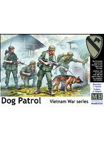 MB35238 1/35 米・ベトナム戦兵士4体＋犬1頭・ドッグパトロール
