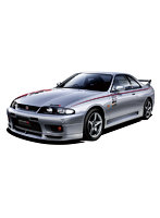 ID-1001 1/24 インチアップシリーズ No.1001 スカイラインGT-R （R33 NISMO仕様） ニスモ40周年組立式ケース付き