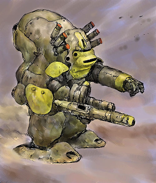 64107 1/20 ロボットバトル V 44型重装甲戦闘服 MK44 アンモナイツ