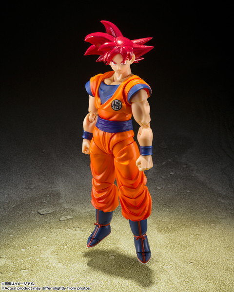 【再販】S.H.Figuarts ドラゴンボール スーパーサイヤ人ゴッド孫悟空-正しき心がもたらすサイヤ人の神-