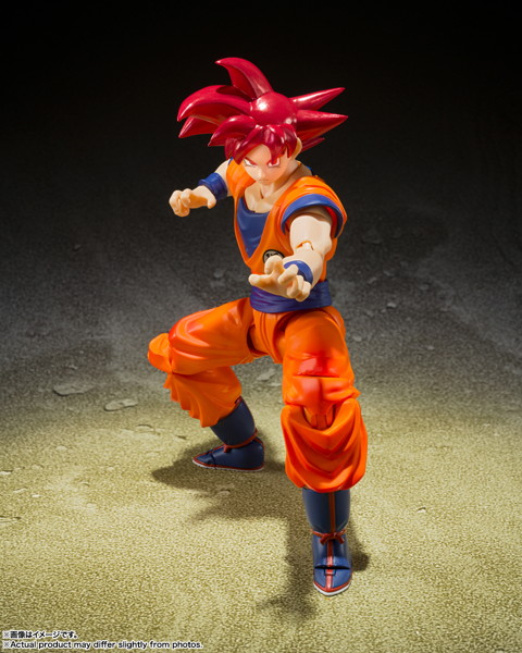 【再販】S.H.Figuarts ドラゴンボール スーパーサイヤ人ゴッド孫悟空-正しき心がもたらすサイヤ人の神-