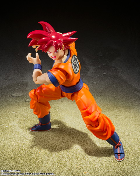 【再販】S.H.Figuarts ドラゴンボール スーパーサイヤ人ゴッド孫悟空-正しき心がもたらすサイヤ人の神-