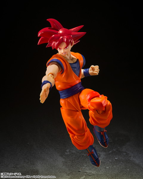 【再販】S.H.Figuarts ドラゴンボール スーパーサイヤ人ゴッド孫悟空-正しき心がもたらすサイヤ人の神-