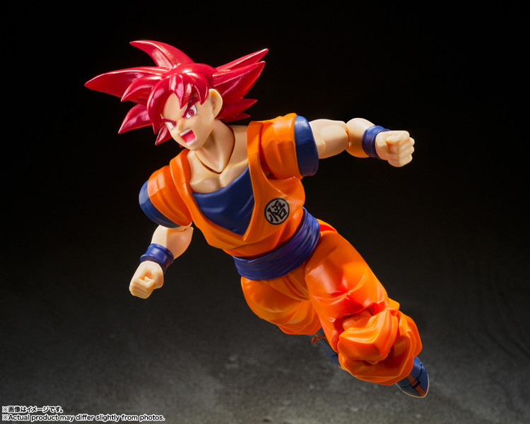 【再販】S.H.Figuarts ドラゴンボール スーパーサイヤ人ゴッド孫悟空-正しき心がもたらすサイヤ人の神-