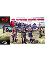 48084 1/48 WWII ソビエト空軍 パイロット＆グランドクルーセット