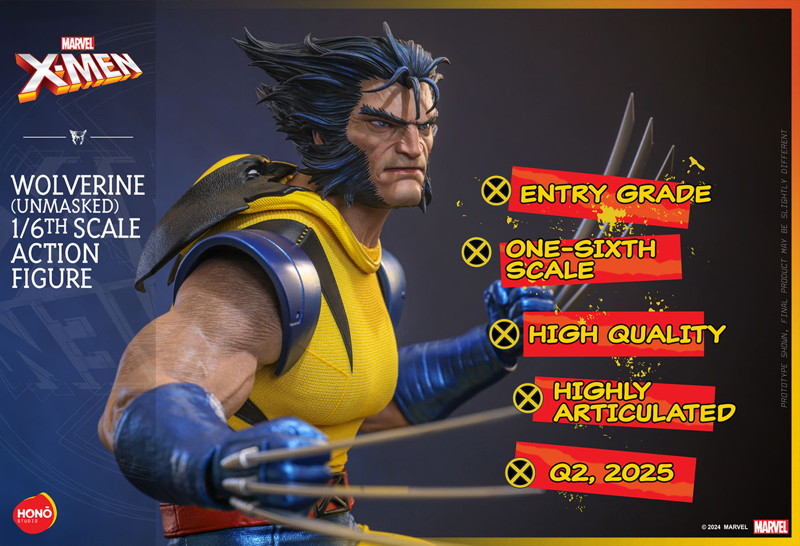 【炎スタジオ】 『マーベル・コミック』1/6スケールフィギュア ウルヴァリン（マスクなし）