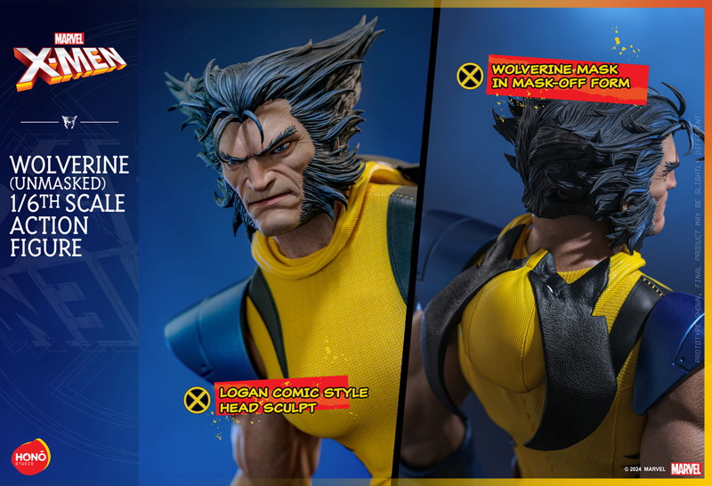 【炎スタジオ】 『マーベル・コミック』1/6スケールフィギュア ウルヴァリン（マスクなし）