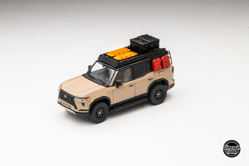 レクサス GX550 オーバートレイル＋アクセサリー付き DiecastTalk特注品