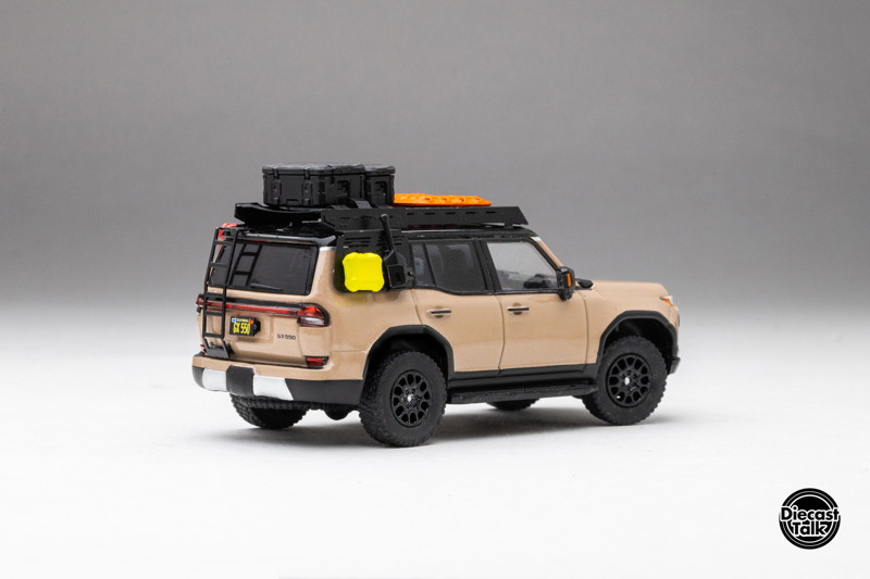レクサス GX550 オーバートレイル＋アクセサリー付き DiecastTalk特注品
