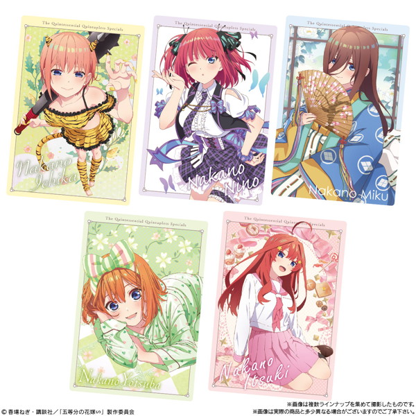 五等分の花嫁＊ウエハース （全25種） 1BOX:20個入