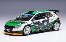 シュコダ ファビア Rally2 2023年 モンテカルロラリー ＃24 N.Gryazin/K.Aleksandrov