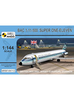 MKM144112 1/144 BAC 1-11-500’ブリティッシュ・ミッドランド航空/ジャージー・ヨーロピアン・エアウェイズ/シャノンエア’