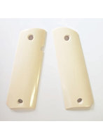 1911フルサイズ用アイボリー/メダル無し スムースグリップ