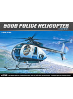 12249 1/48 ヒューズ 500D 警察用ヘリコプター プラモデル 成型色