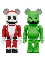 BE@RBRICK SANTA JACK ＆ OOGIE BOOGIE 2PCS SET