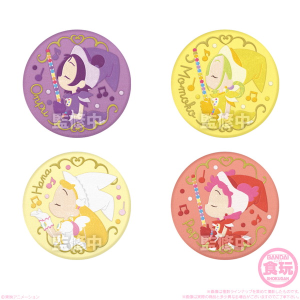おジャ魔女どれみ 刺繍缶バッジビスケット （全14種） 1BOX:12個入