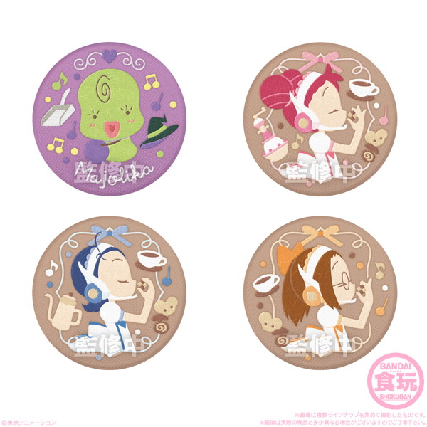 おジャ魔女どれみ 刺繍缶バッジビスケット （全14種） 1BOX:12個入