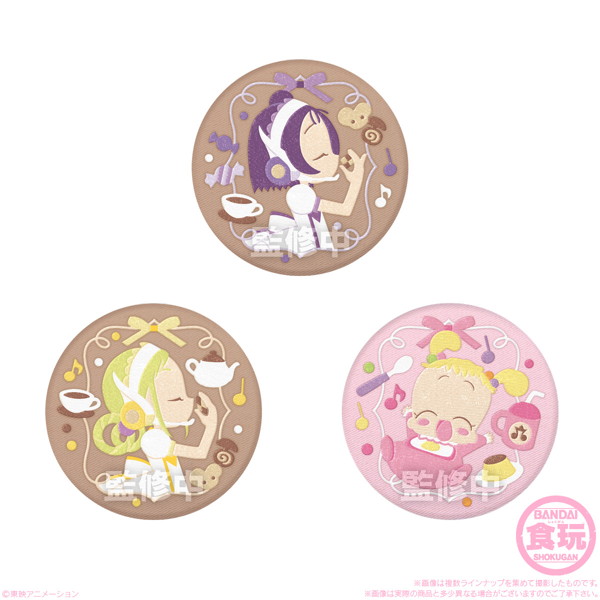 おジャ魔女どれみ 刺繍缶バッジビスケット （全14種） 1BOX:12個入