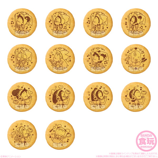 おジャ魔女どれみ 刺繍缶バッジビスケット （全14種） 1BOX:12個入