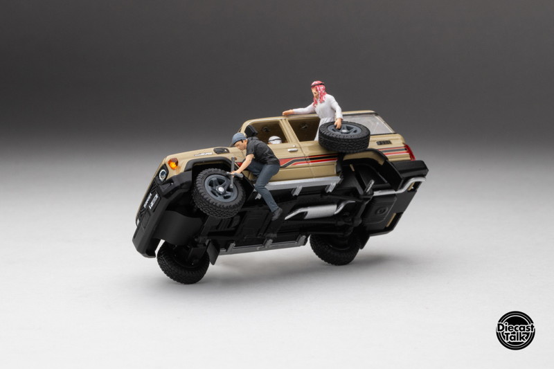 トヨタ ランドクルーザー 70 アラブ仕様 Diecasttalk特注品