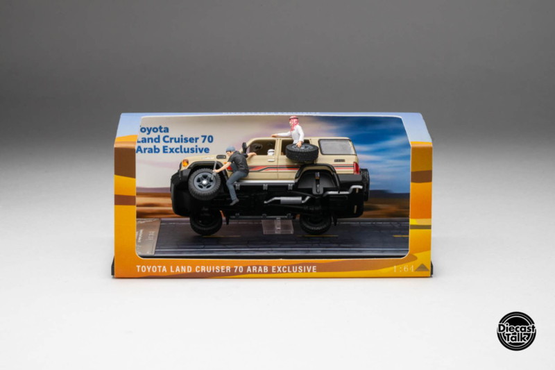 トヨタ ランドクルーザー 70 アラブ仕様 Diecasttalk特注品