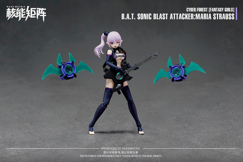 1/12スケール NUKE MATRIX B.A.T. SONIC BLAST ATTACKER:MARIA STRAUSS【初回限定版】