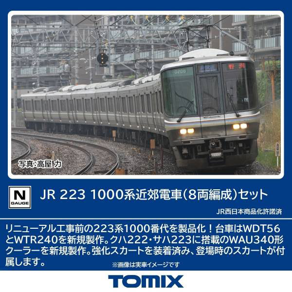 97600 223-1000系近郊電車（8両編成）セット（8両）