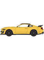 2021 フォード マスタング シェルビー GT500 カーボンファイバー トラックパック グラバーイエロー/ブラック