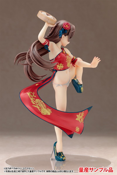 玉乃井ぺろめくり「チャイナ娘」 紐パンツver. 1/7スケール塗装済み完成品フィギュア