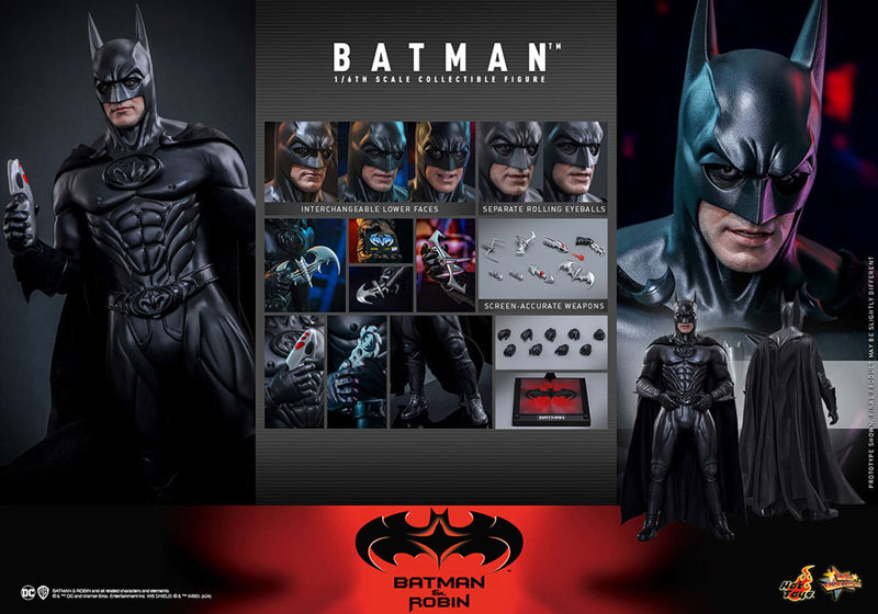 【ムービー・マスターピース】『バットマン ＆ ロビン Mr.フリーズの逆襲』1/6スケールフィギュア バッ...