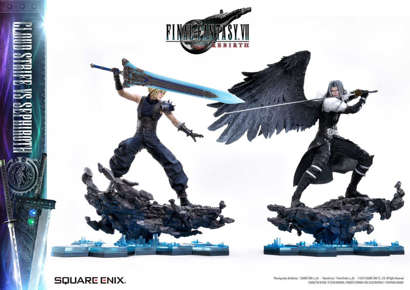 スクウェア・エニックス マスターライン ファイナルファンタジー7 リバース クラウド・ストライフ vs セ...