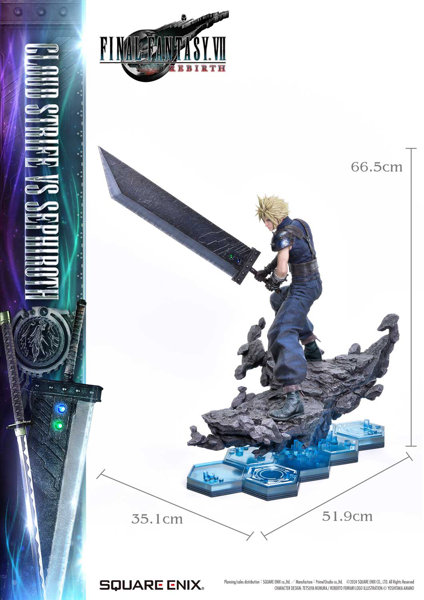 スクウェア・エニックス マスターライン ファイナルファンタジー7 リバース クラウド・ストライフ vs セ...