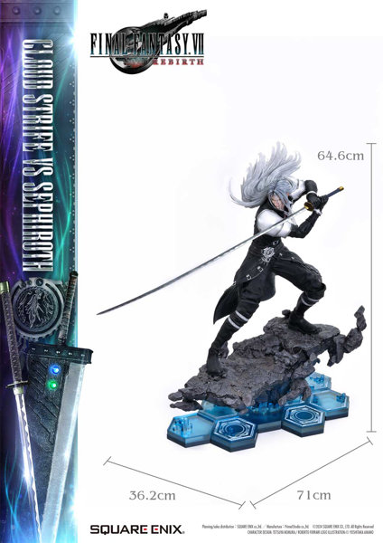 スクウェア・エニックス マスターライン ファイナルファンタジー7 リバース クラウド・ストライフ vs セ...