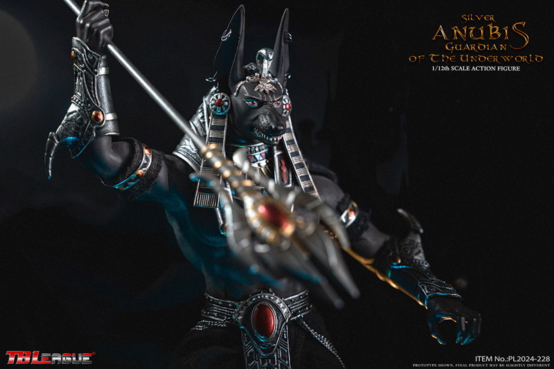 アクションフィギュア アヌビス ガーディアン オブ ザ アンダー ザ ワールド シルバー