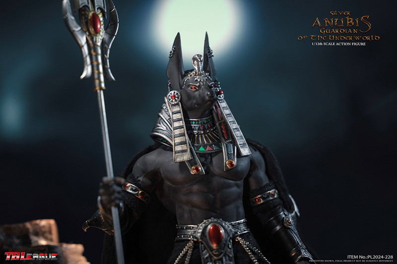 アクションフィギュア アヌビス ガーディアン オブ ザ アンダー ザ ワールド シルバー