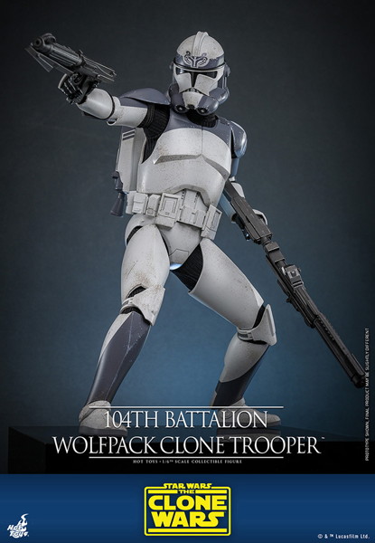【テレビ・マスターピース】 『スター・ウォーズ:クローン・ウォーズ』1/6スケールフィギュア クローン・トルーパー（ウルフパック/第104大隊）