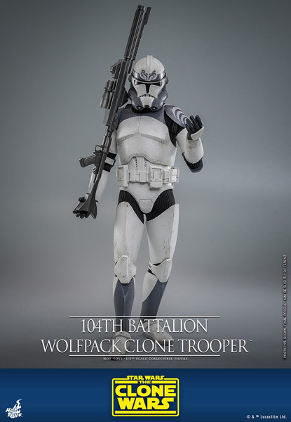 【テレビ・マスターピース】 『スター・ウォーズ:クローン・ウォーズ』1/6スケールフィギュア クローン・トルーパー（ウルフパック/第104大隊）