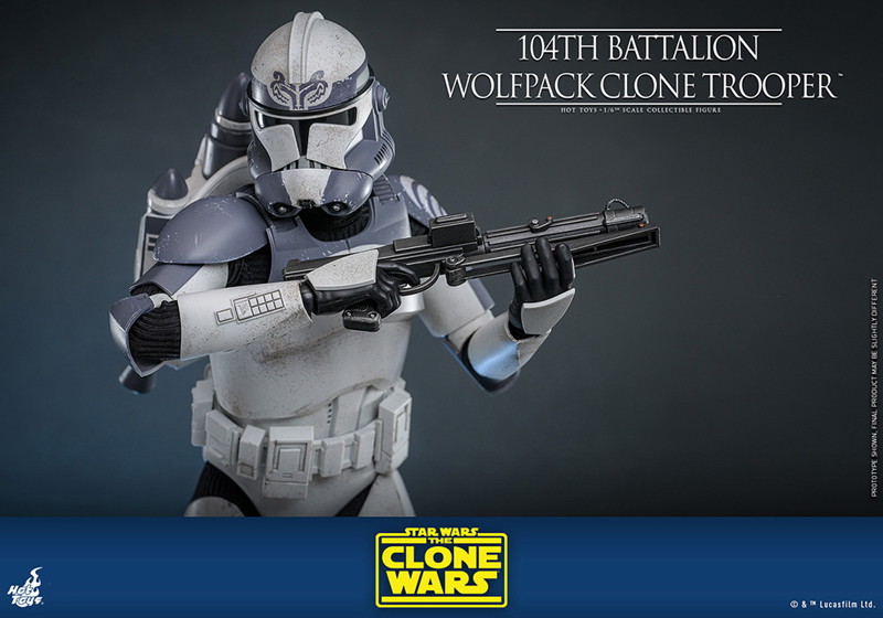 【テレビ・マスターピース】 『スター・ウォーズ:クローン・ウォーズ』1/6スケールフィギュア クローン・トルーパー（ウルフパック/第104大隊）