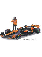 マクラーレン F1 チーム MCL38（2024） No.81 O.ピアストリ（ウィンドウボックス:ドライバーフィギア付）
