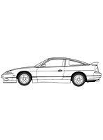 峠-4 1/24 峠シリーズ No..4 ニッサン 180SX（RPS13）後期型