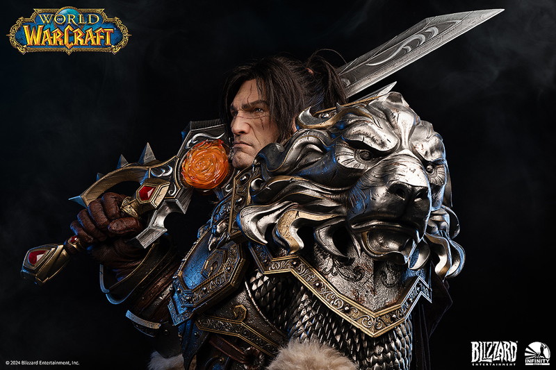 Infinity Studio X Blizzard Entertainment World of Warcraft Varian Wrynn life size bust