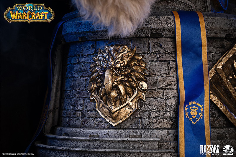 Infinity Studio X Blizzard Entertainment World of Warcraft Varian Wrynn life size bust