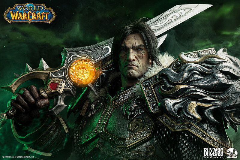 Infinity Studio X Blizzard Entertainment World of Warcraft Varian Wrynn life size bust