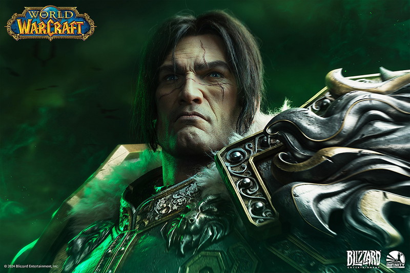 Infinity Studio X Blizzard Entertainment World of Warcraft Varian Wrynn life size bust