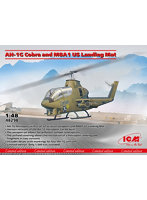 48298 1/48 アメリカ陸軍 AH-1Gコブラ ＆ M8A1 US ランディングマット