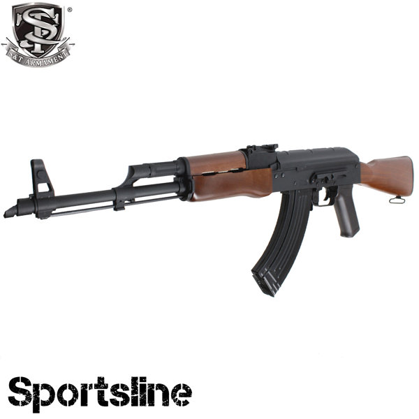 S＆T AKMN スポーツライン電動ガン フェイクウッド