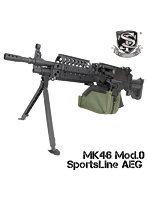 S＆T MK46 MOliveDrab.0 Black スポーツライン電動ガン【FN刻印】