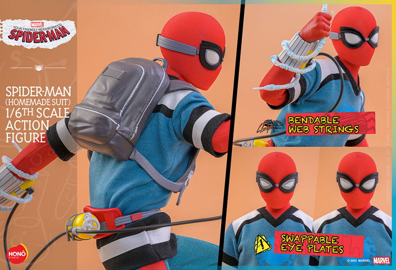 【炎スタジオ】 『スパイダーマン:フレンドリー・ネイバーフッド』1/6スケールフィギュア スパイダーマ...