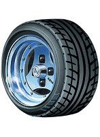 【再販】 90 1/24 アドバンA3A 浅リム 14インチ ザ・チューンドパーツ