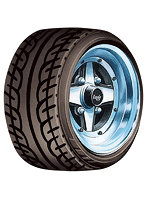 【再販】 91 1/24 エキップ 浅リム 14インチ ザ・チューンドパーツ